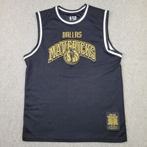 Dallas Mavericks Ultra Game Jersey Mens‎ M Black Sleeveless NBA Performance